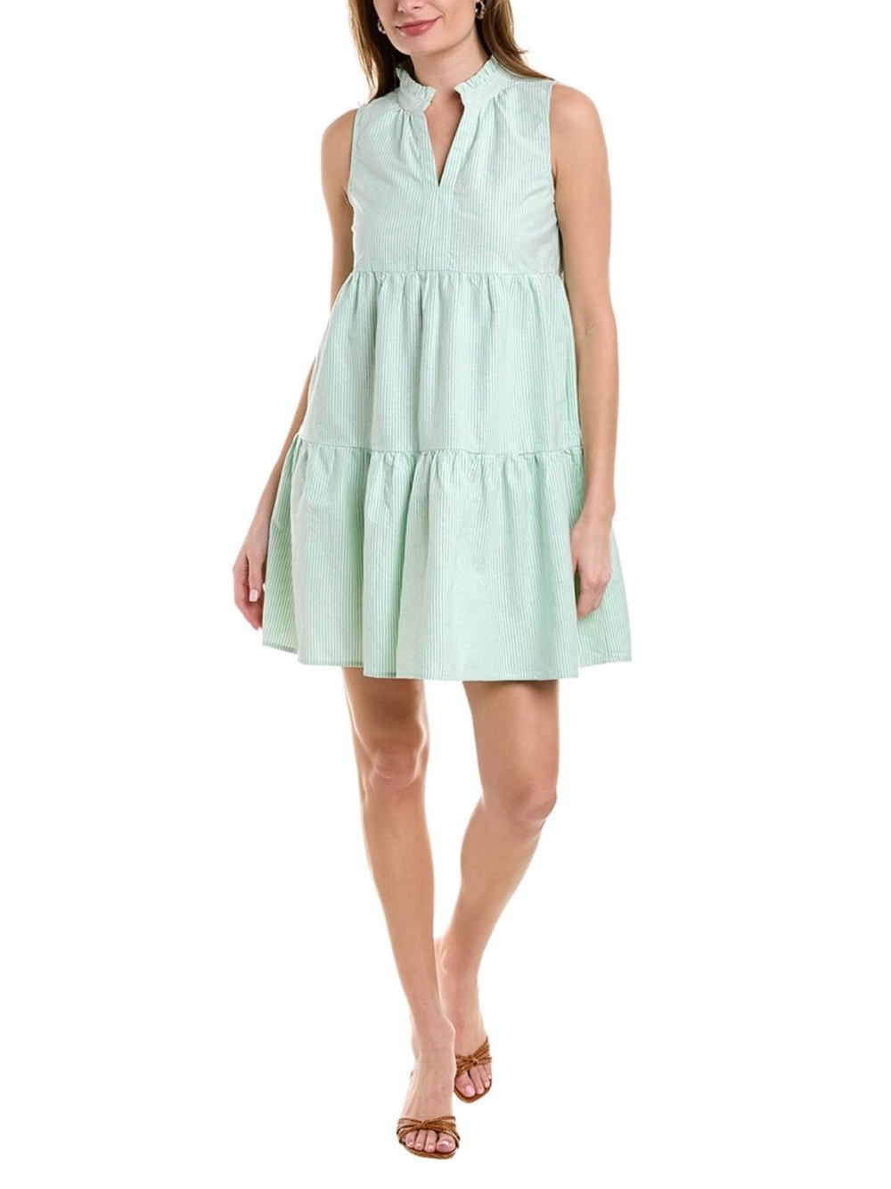 Duffield Lane Annika Dress In Green Large